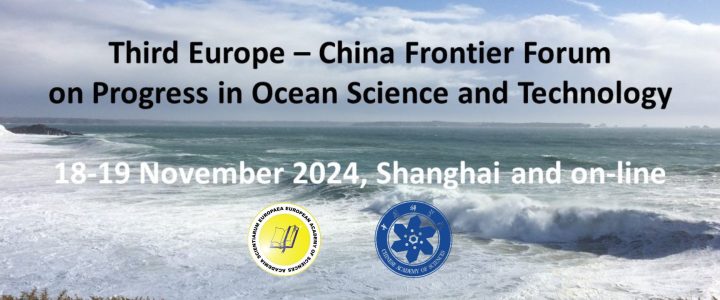 3rd CAS-EurASc Frontier Forum on Marine Science and Technology