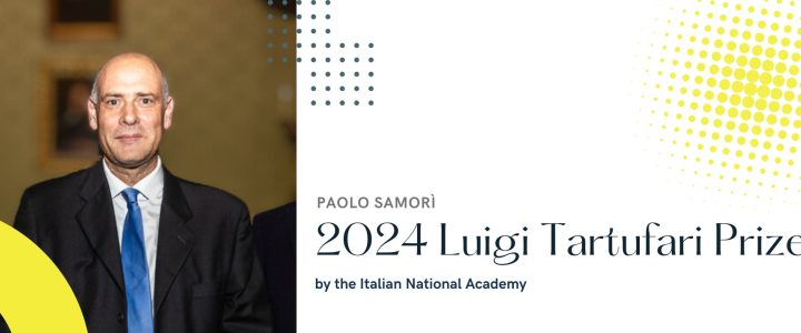 Paolo Samorì Awarded the 2024 Luigi Tartufari Prize in Physics and Chemistry